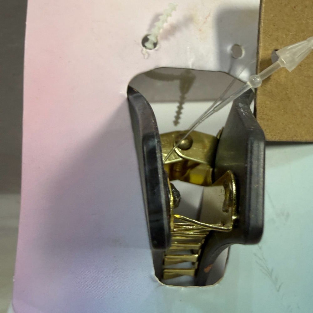 🩷5/$10🩷 Conair Scalp Care Gold & Black Hair Clip - Picture 4 of 7